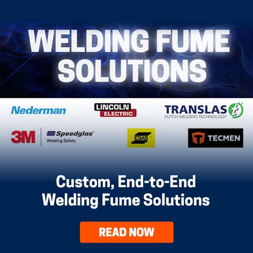 Custom, End-to-End Welding Fume Solutions